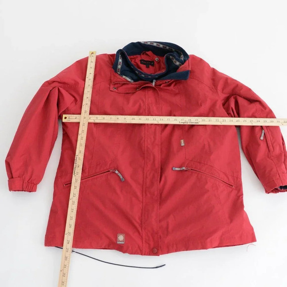 Vintage Alpinetek Red w/ Removable Nylon & Fleece Liner Size 20W - Picture 5 of 15